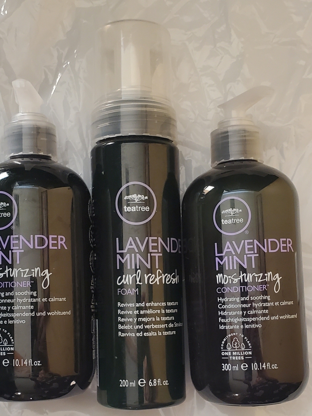 Lavender Mint Moisturizing Conditioner & Curl Refresh Foam - Lavender (Set)
